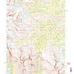 United States Geological Survey Sweetwater Gap, WY (1991, 24000-Scale) digital map