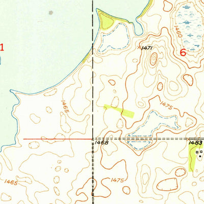 United States Geological Survey Sweetwater, ND (1951, 24000-Scale) digital map