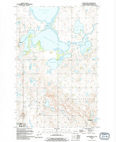 United States Geological Survey Sweetwater, ND (1994, 24000-Scale) digital map
