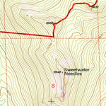 United States Geological Survey Sweetwater Needles, WY (1991, 24000-Scale) digital map