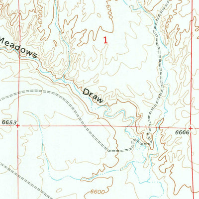 United States Geological Survey Sweetwater Station, WY (1953, 24000-Scale) digital map