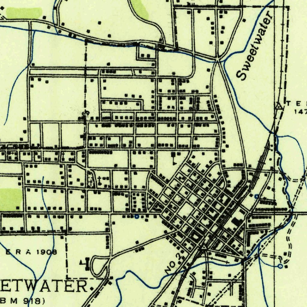 Sweetwater, TN (1936, 24000-Scale) Map by United States Geological ...