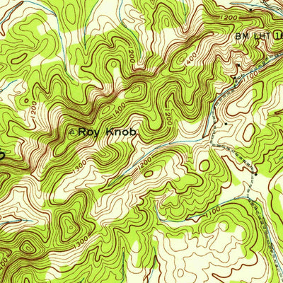 United States Geological Survey Sweetwater, TN (1941, 24000-Scale) digital map