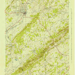 United States Geological Survey Sweetwater, TN (1942, 24000-Scale) digital map