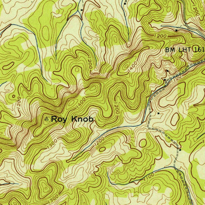 United States Geological Survey Sweetwater, TN (1942, 24000-Scale) digital map