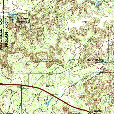 United States Geological Survey Sweetwater, TX (1985, 100000-Scale) digital map