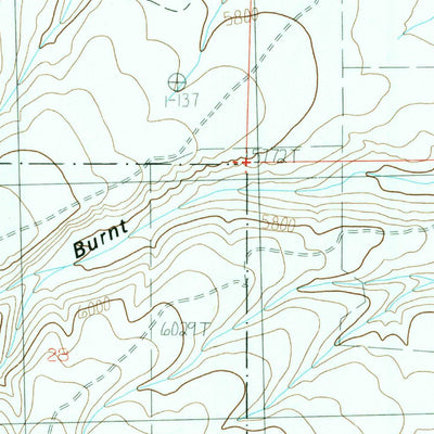 United States Geological Survey Sweetzer Canyon, ID (1985, 24000-Scale) digital map