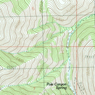 United States Geological Survey Sweetzer Canyon, ID (1985, 24000-Scale) digital map