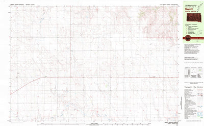 United States Geological Survey Swett, SD (1981, 25000-Scale) digital map