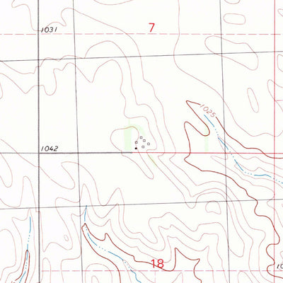 United States Geological Survey Swett, SD (1981, 25000-Scale) digital map