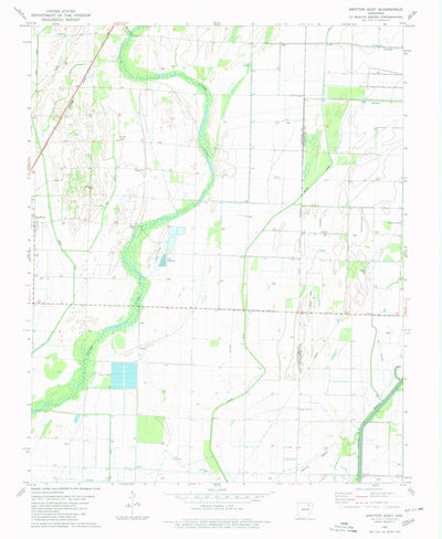 United States Geological Survey Swifton East, AR (1980, 24000-Scale) digital map