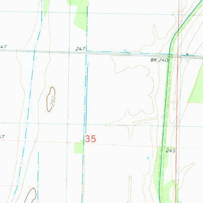 United States Geological Survey Swifton East, AR (1980, 24000-Scale) digital map