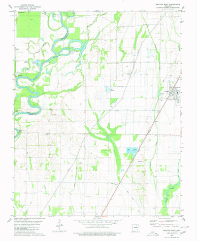 United States Geological Survey Swifton West, AR (1980, 24000-Scale) digital map