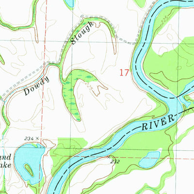 United States Geological Survey Swifton West, AR (1980, 24000-Scale) digital map