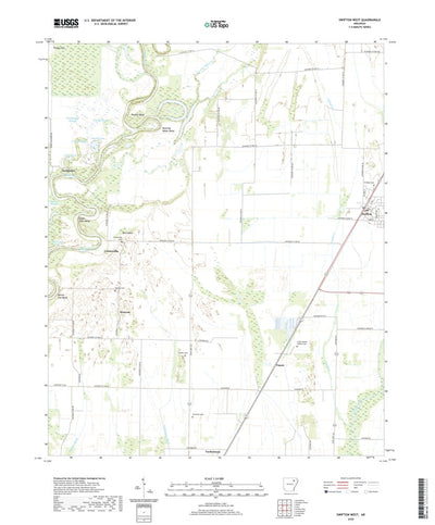 United States Geological Survey Swifton West, AR (2020, 24000-Scale) digital map