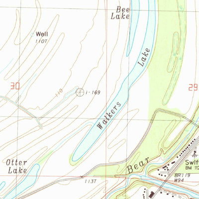 United States Geological Survey Swiftown, MS (1983, 24000-Scale) digital map