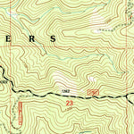 United States Geological Survey Swim Ridge, CA (1997, 24000-Scale) digital map