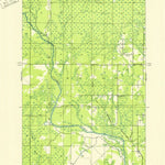 United States Geological Survey Swimming Hole Creek, MI (1951, 31680-Scale) digital map
