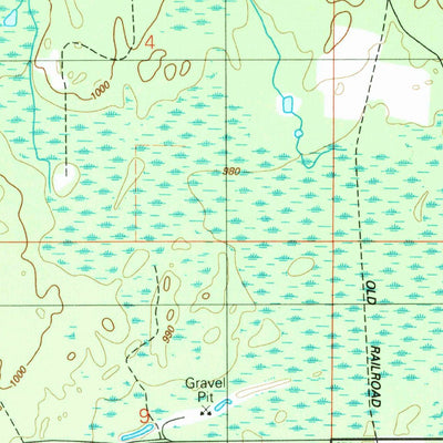 United States Geological Survey Swimming Hole Creek, MI (1989, 24000-Scale) digital map