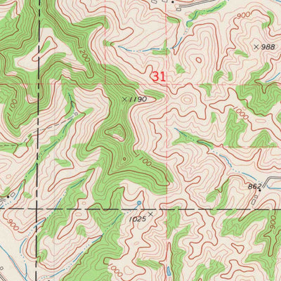 United States Geological Survey Swinns Valley, WI (1973, 24000-Scale) digital map