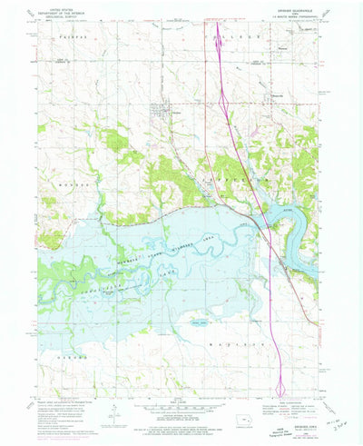 United States Geological Survey Swisher, IA (1968, 24000-Scale) digital map