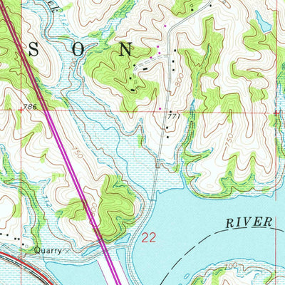 United States Geological Survey Swisher, IA (1968, 24000-Scale) digital map