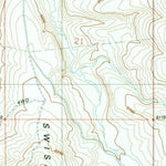 United States Geological Survey Swisher Mountain, ID (1990, 24000-Scale) digital map