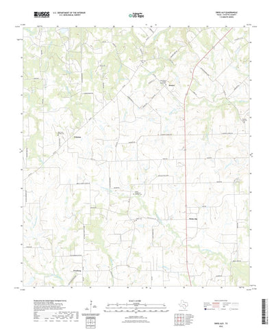 United States Geological Survey Swiss Alp, TX (2022, 24000-Scale) digital map