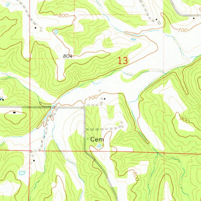United States Geological Survey Swiss, MO (1973, 24000-Scale) digital map