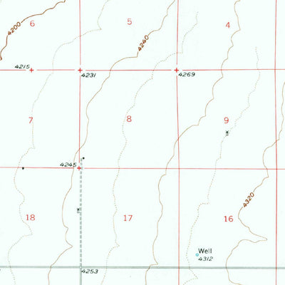 United States Geological Survey Swisshelm Mountain, AZ (1958, 62500-Scale) digital map