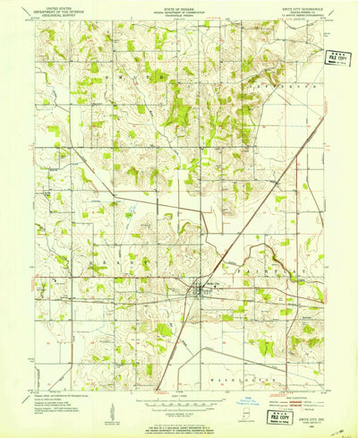 United States Geological Survey Switz City, IN (1950, 24000-Scale) digital map