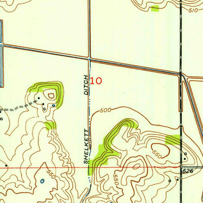 United States Geological Survey Switz City, IN (1950, 24000-Scale) digital map