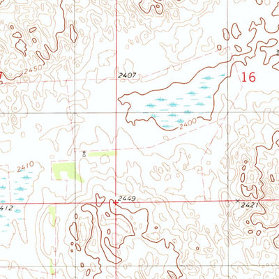 United States Geological Survey Sybrant, NE (1982, 24000-Scale) digital map