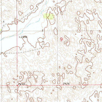 United States Geological Survey Sybrant, NE (1982, 24000-Scale) digital map