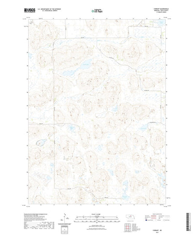 United States Geological Survey Sybrant, NE (2021, 24000-Scale) digital map