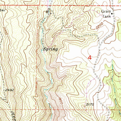 United States Geological Survey Sycamore Flat, CA (1956, 24000-Scale) digital map