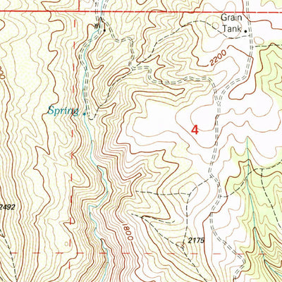 United States Geological Survey Sycamore Flat, CA (1995, 24000-Scale) digital map