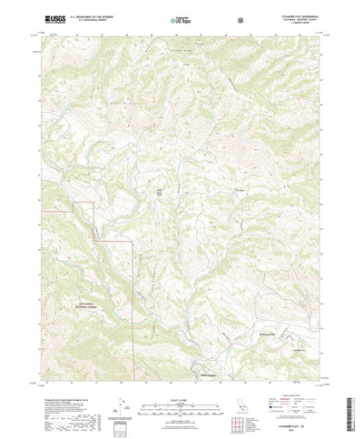 United States Geological Survey Sycamore Flat, CA (2021, 24000-Scale) digital map