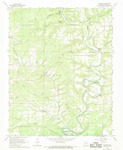 United States Geological Survey Sycamore, MO (1968, 24000-Scale) digital map