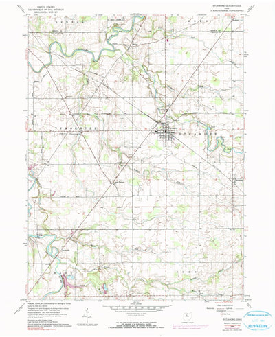 United States Geological Survey Sycamore, OH (1960, 24000-Scale) digital map