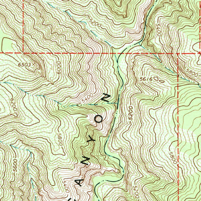 United States Geological Survey Sycamore Point, AZ (1963, 24000-Scale) digital map