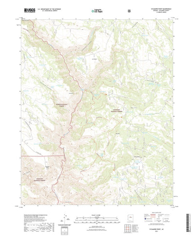 United States Geological Survey Sycamore Point, AZ (2021, 24000-Scale) digital map