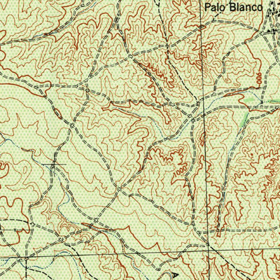 United States Geological Survey Sycamore Ranch, TX (1944, 62500-Scale) digital map