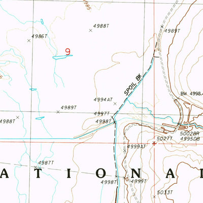 United States Geological Survey Sycan Marsh East, OR (1988, 24000-Scale) digital map