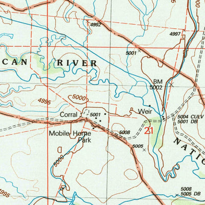 United States Geological Survey Sycan Marsh East, OR (2004, 24000-Scale) digital map