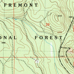 United States Geological Survey Sycan Marsh West, OR (2004, 24000-Scale) digital map