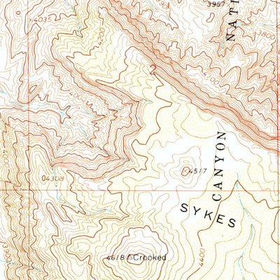 United States Geological Survey Sykes Spring, WY-MT (1964, 24000-Scale) digital map
