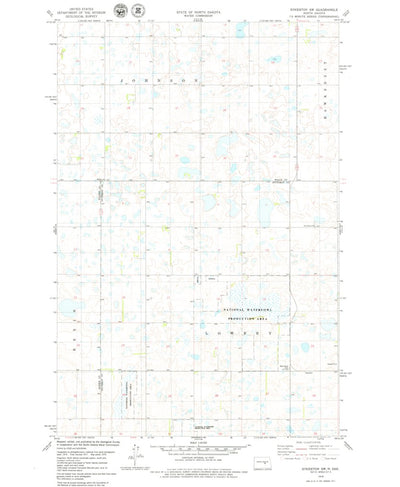 United States Geological Survey Sykeston SW, ND (1978, 24000-Scale) digital map