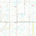 United States Geological Survey Sykeston SW, ND (1978, 24000-Scale) digital map