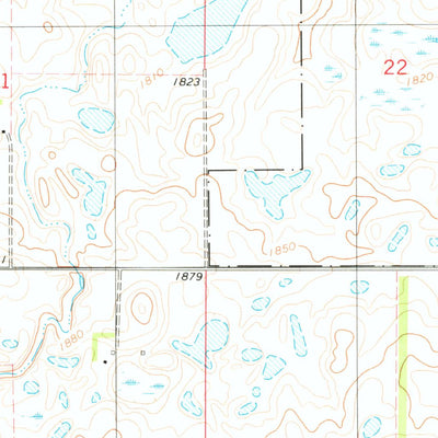 United States Geological Survey Sykeston SW, ND (1978, 24000-Scale) digital map